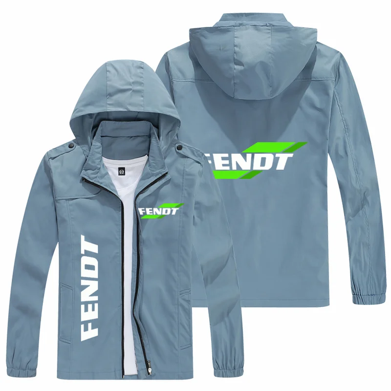 

Men clothing For FENDT Logo Spring hooded sweatshirts Casual hoodies harajuku thin Long Sleeve Zipper Cardigan Jacket