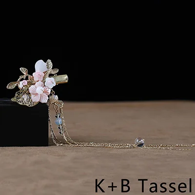 K Btassel Deepeel 1 шт. винтажные палочки для волос Головные уборы Китайский древний головной убор с кисточками заколка для волос Cheongsam Hanfu декоративные аксессуары HA007 - Цвет: K Btassel