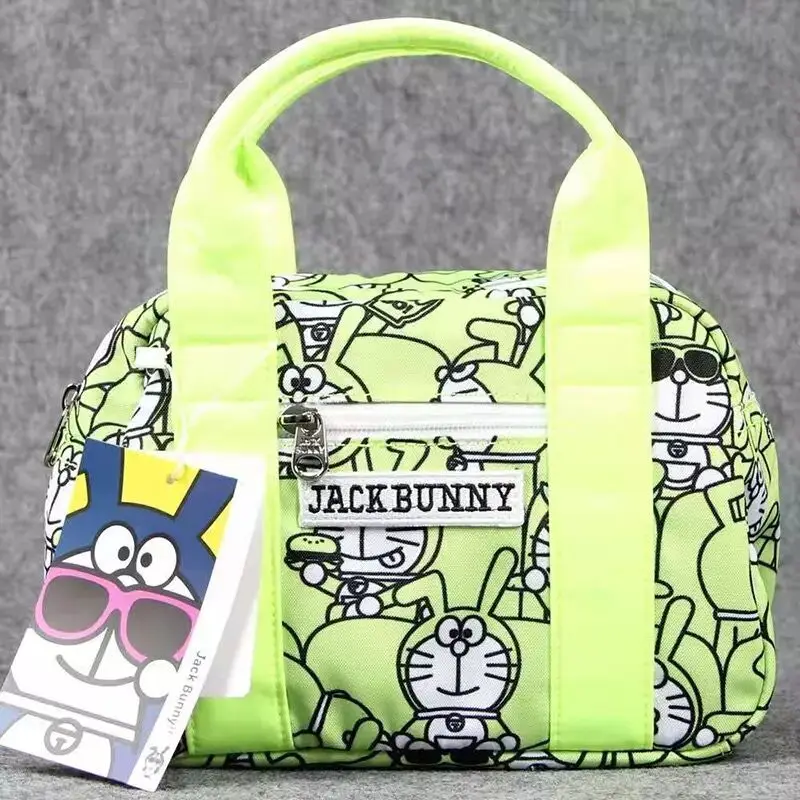 PG Fashion Golf Small Handbag And Clothing BagCartoon Canvas Composite Environmental Printing