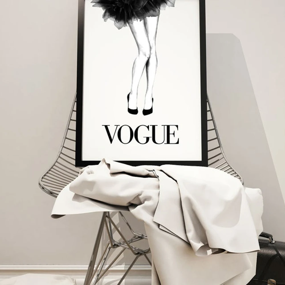 Печать на холсте Vogue плакат и печатная графика стены искусства декоративные настенные картины Мода для гостиной абстрактный домашний декор