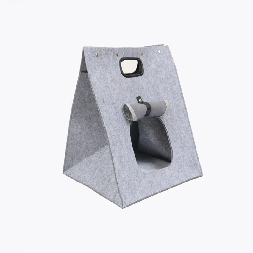 Портативная складная кровать для щенков и кошек моющаяся уличная переноска