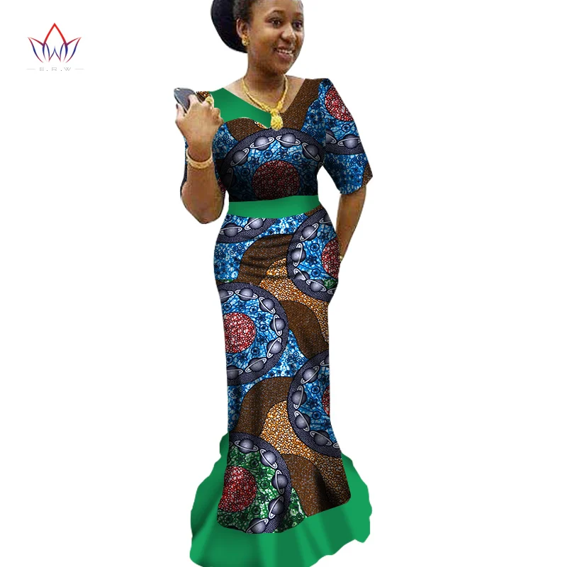 Женское платье в африканском стиле традиционная одежда с принтом Дашики v