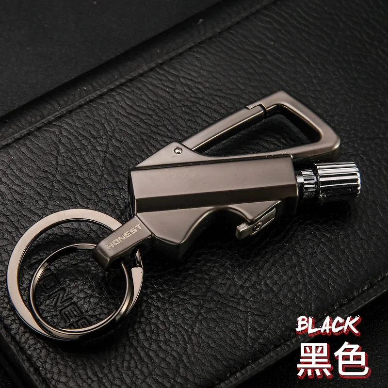 

Permanent Match Kerosene Lighter with Multi-function Keychain Outdoor Waterproof and Portable Smoking Accessories for Weed