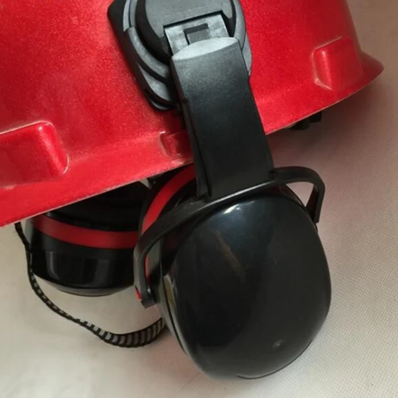 

Soundproof Earmuffs, Noise Protection, Hard Hat Attachment, NRR 27 DB, for Construction, Manufacturing, Maintenance