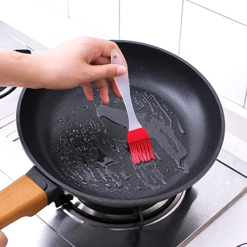 1 шт Силиконовая кисточка для выпечки смазывания гриля масляная Clear ручка Кухня