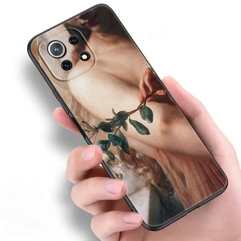renaissance art painting phone case for xiaomi mi poco x3 nfc f3 gt m3 10t 11t 11x pro 11i a2 11 lite ne 5g civi tpu black cover free global shipping