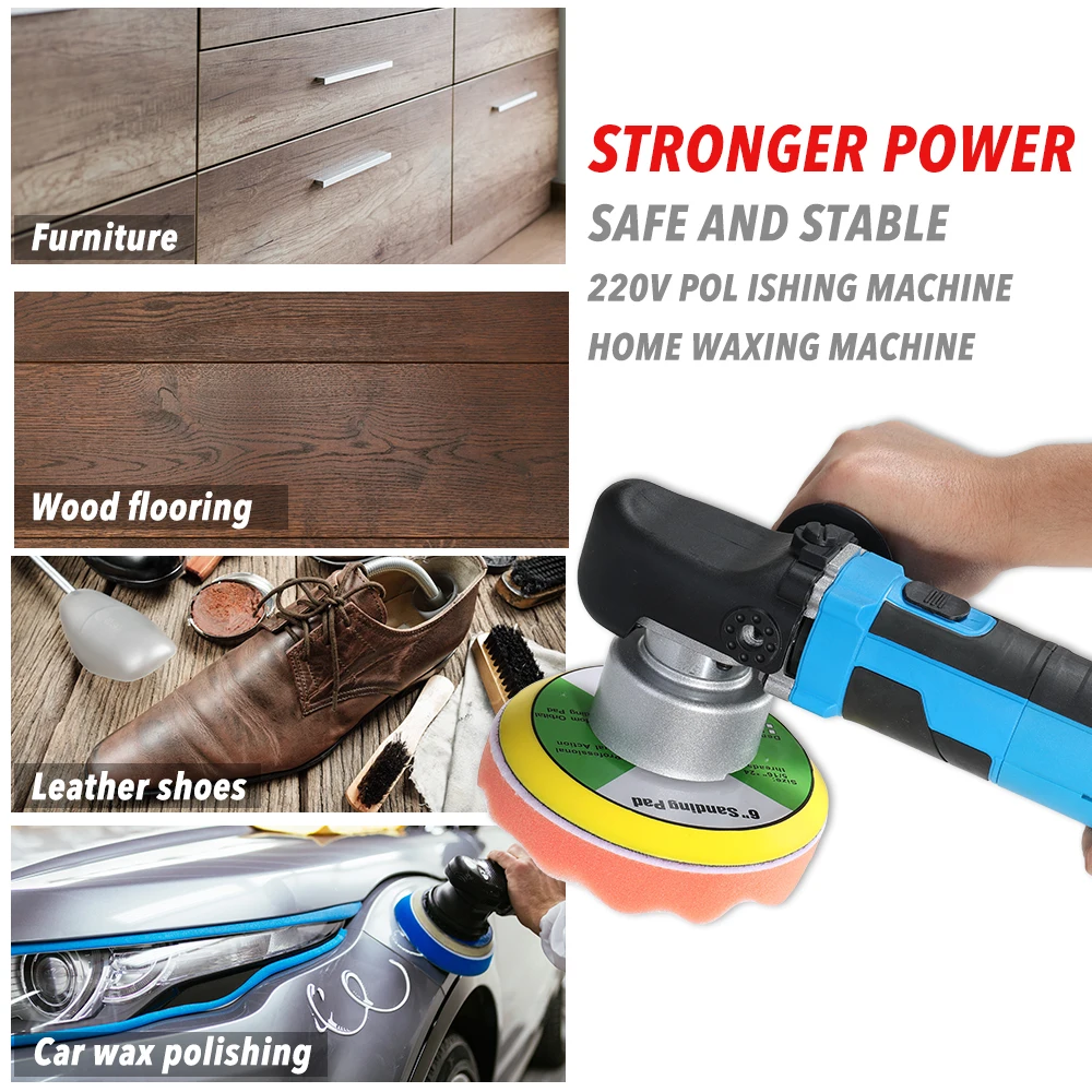 Профессиональная автомобильная полировальная машина с регулируемой скоростью