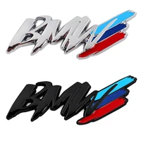 3d metal logo car emblem badge sticker decals for bmw e34 e36 e39 e53 e60 e90 f10 f30 m3 m5 m6 trunk side fender m performance