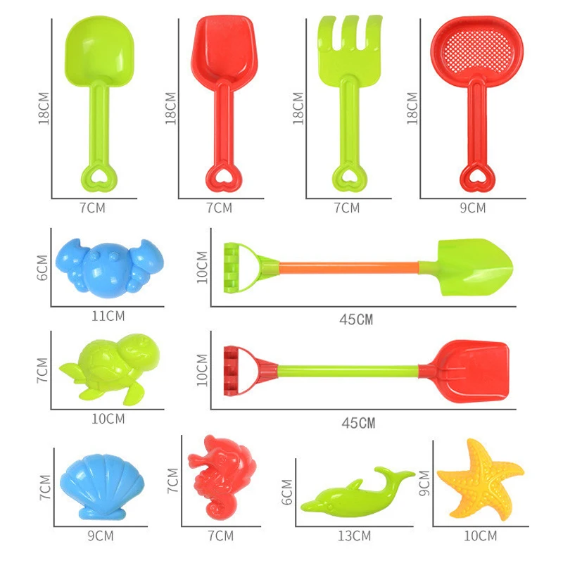 

Beach Toys for Kids Play Water Toys Baby Beach Game Shovel Hourglass Trolley Summer Swimming Pool Toys for Beach Boys Girls Gift