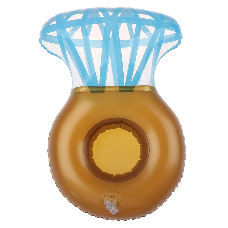 

1 шт. новое кольцо с бриллиантами, плавающий держатель для чашки, кольцо для бассейна, водные игрушки, для вечеринки, лодки, детские игрушки для бассейна