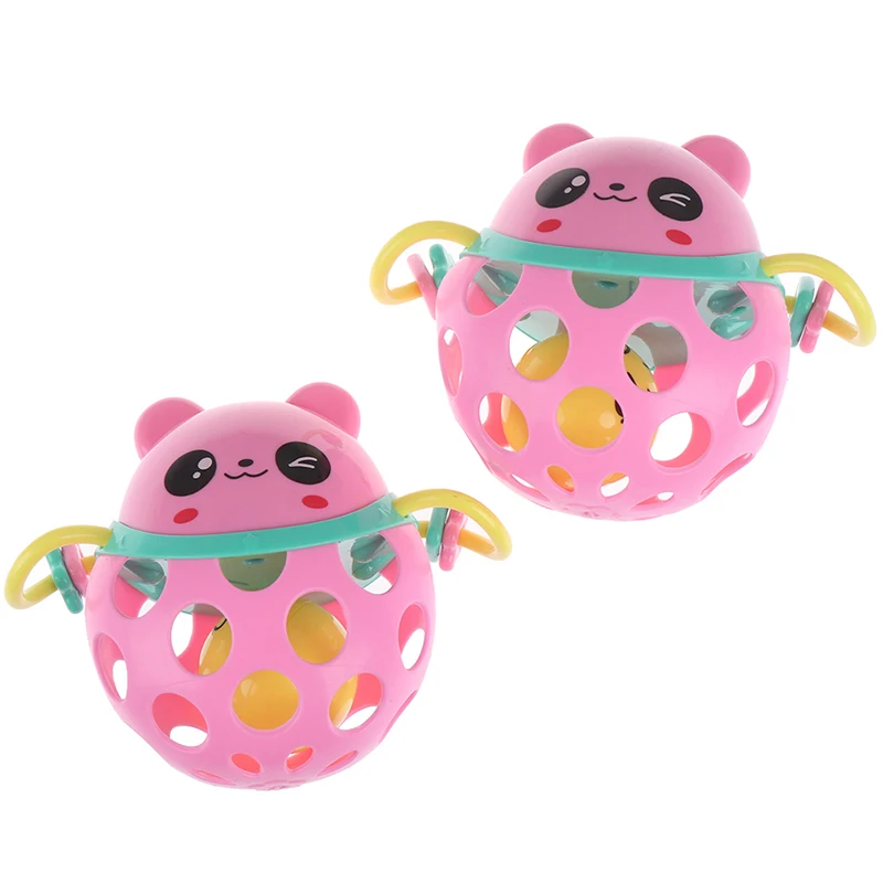 1pc 0-12 Months Baby Rattles toy Intelligence Grasping Gums Plastic Animal Hand Shake Toy Early Educational Gift for Newborns | Игрушки и