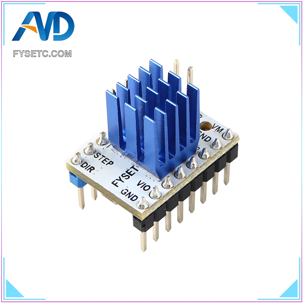 Последние части TMC2209 v3.0 3d принтера шаговый двигатель драйвер Stepsticks бесшумный драйвер 256 микрошаги ток 2.8A пик VS TMC2208