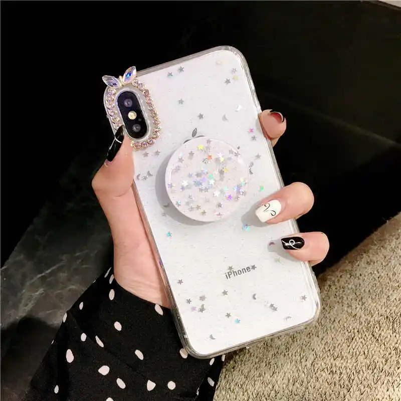 3 Блестящий Мягкий чехол со звездами и Луной для huawei P30 P20 Lite Pro Nova 3 3i 2S 3e 4 Honor V10 mate 9 10 20 Pro P10 Plus, чехол для Honor 10 - Цвет: 3