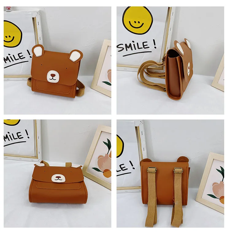 

Cute Toddler Children Girls PU Cartoon Backpack School bag Shoulder Bag Rucksack