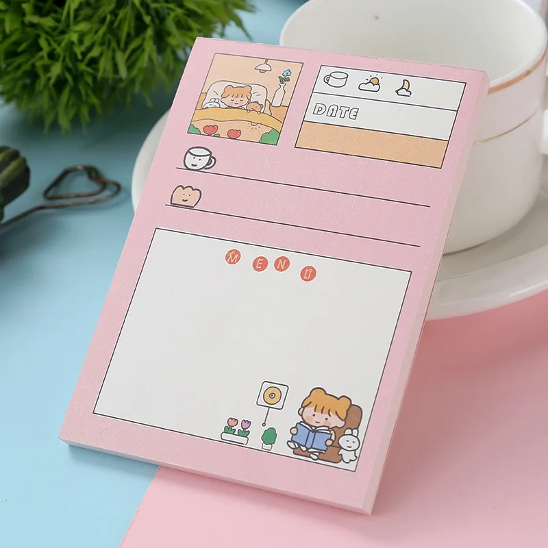 Наслаждайтесь жизнью с вами Kawaii Еженедельный планировщик, чтобы сделать список вкладыш блокнот для заметок канцелярские товары школьные принадлежности этикетки - Цвет: 04