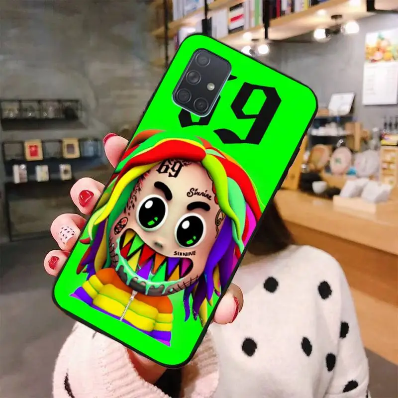 Tekashi 6ix9ine SixNine 69 Bling симпатичный чехол для телефона Samsung Galaxy A21 A01 A11 A31 A81 A10 A20 A30 A40 A50 A70
