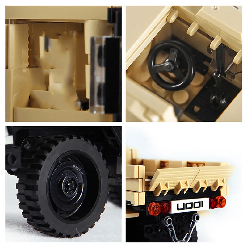 

529PCS City Off-Road Adventure Building Blocks Super Vehicle Truck Car Model Bricks Set Assembled Toys for Kids