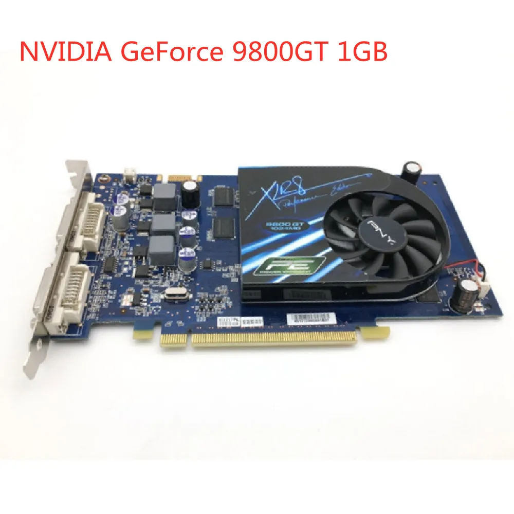 Оригинальная графическая карта GeForce 9800GT 1 ГБ для NVIDIA поддержка медицинской