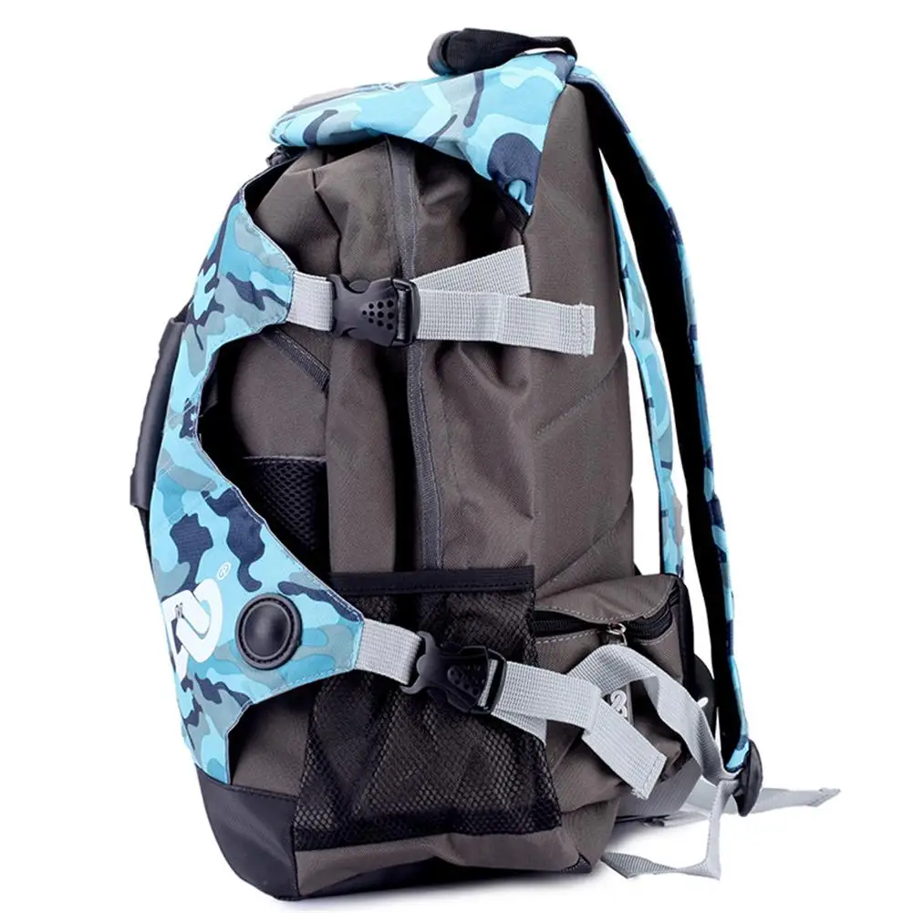 Yfashion 20-35L водонепроницаемый альпинистский рюкзак роликовый рюкзак для коньков спортивные Ледовые коньки сумка для хранения для мужчин и женщин - Цвет: Светло-серый