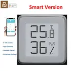 Умный термометр Youpin miaomiaoce, датчик температуры и влажности с цифровым дисплеем E-ink, работает с приложением умный дом
