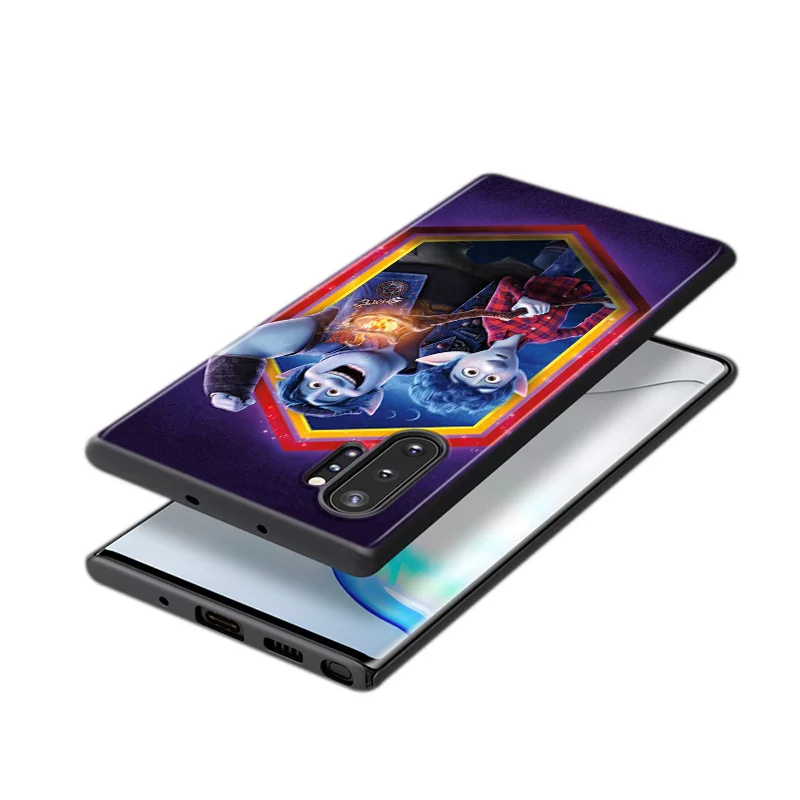 

Disney Cartoon Animation Onward For Samsung Galaxy S21 S20 FE Ultra S10 Lite S9 S8 Plus S7 5G Soft TPU Silicone Black Phone Case