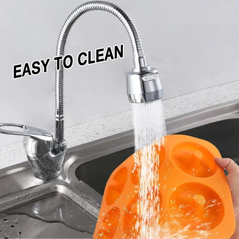 Силиконовая форма для пончиков антипригарный лоток выпечки полноразмерная