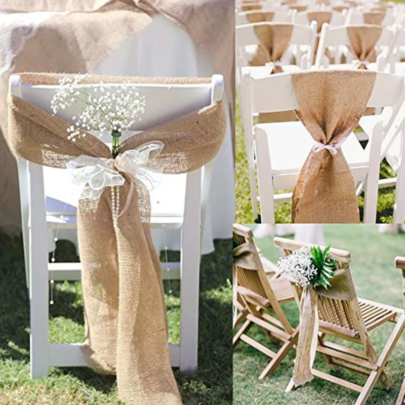 Лента из натуральной джутовой ткани в рулоне 2 м | Дом и сад