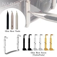 naomi violinviola chin rest clamp silverblackgolden chin rest shaft screwdriver screw wrench tool replacement for luthier