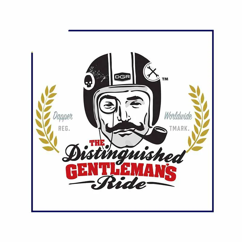 

Car Stickers Decor Motorcycle Decals The Distinguished Gentleman's Ride Decorative Accessories Creative PVC,13cm*12cm