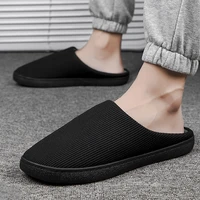 2021 fur slippers shoes men winter warm shoes sweing unisex home slippers male plush indoor slipper fashion man fur slip on