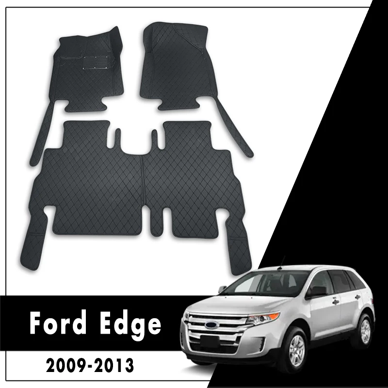 For Ford Edge 2014 2013 2012 2011 2010 2009 Car Floor Mats Leather Auto Covers Carpets Exteriors Rug Pads Accessories