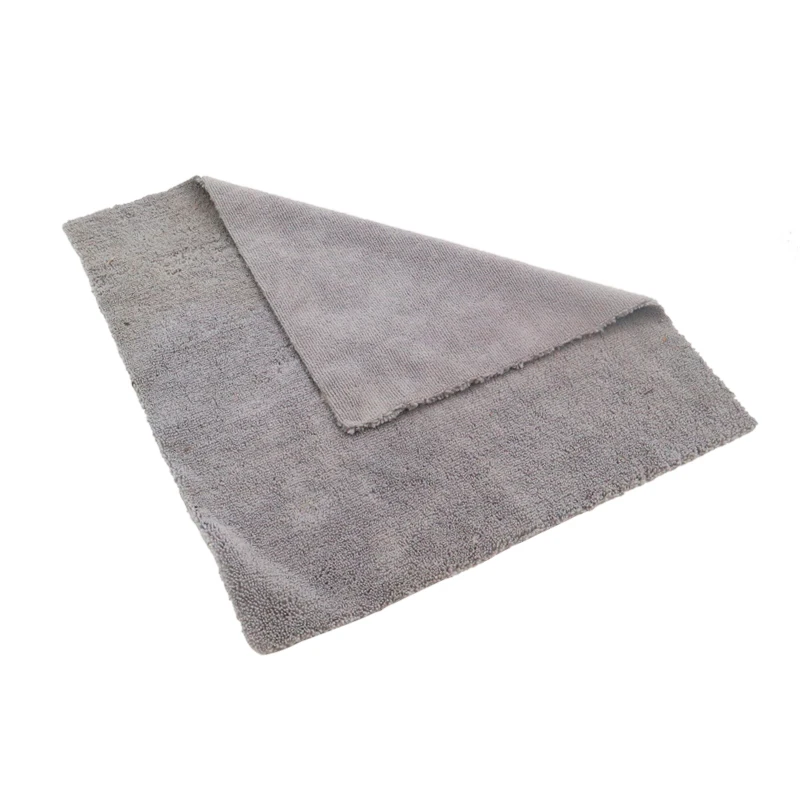 Gray Полотенце из микрофибры высокого качества 40X40 см, 500 г/см, ультрамягкое полотенце без косточек, идеально подходит для мытья автомобиля, сушки и детализации - Цвет: Gray