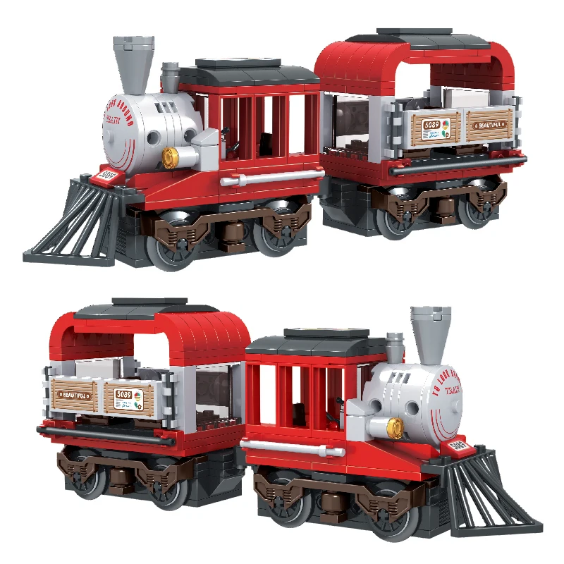 

Creator City Train Toy Set High Tech Railway Track Model Building Blocks DIY Bricks Toys For Kids Children Gift