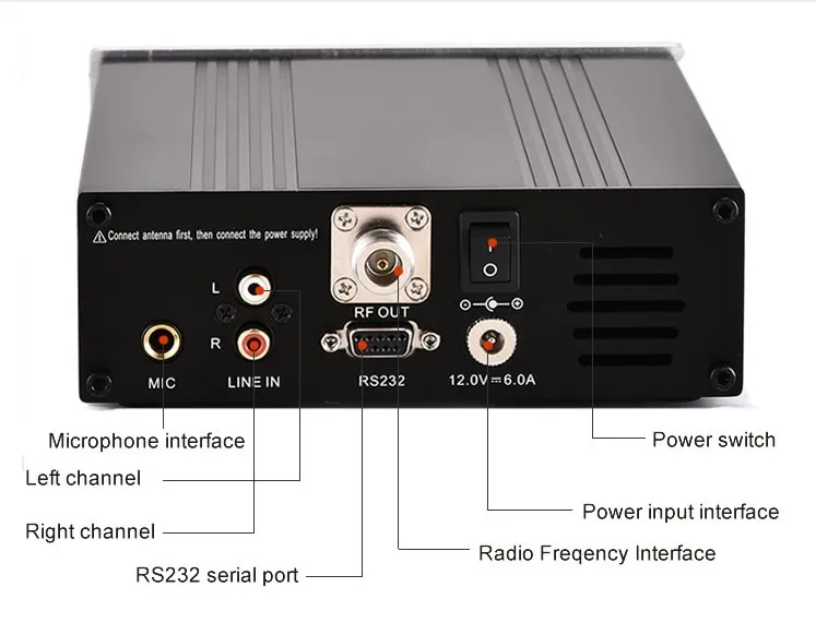 25 Watt 25W Professional Radio Station FM Transmitter |