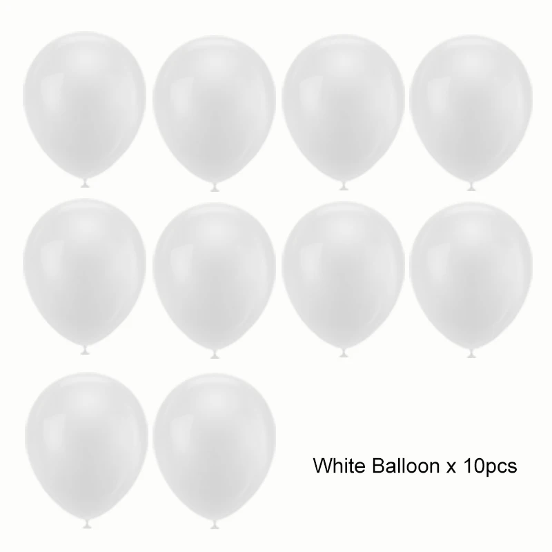 white-balloon Ханука тематическая вечеринка, украшения комплекты с воздушным шаром одноразовая посуда Ханука вечерние поставки - Цвет: white-balloon