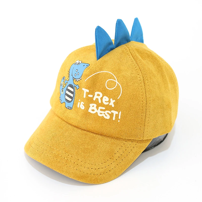 Высококачественная Детская кепка с мультяшным динозавром бейсболка для