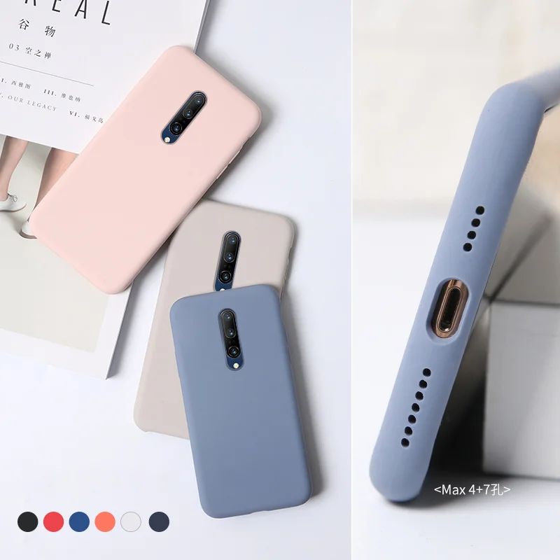 

Liquid Silicone Case For Oneplus 8T Case Full Cover Microfiber Lining Shockproof Bumper For OnePlus Nord 7T Pro 6 6T 8 9 9R Case