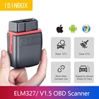 ELM327 V1.5 OBD2 сканер Bluetooth 4,0 OBD 2 Автомобильный диагностический инструмент для IOS Android ПК ELM 327 сканер OBDII считыватель