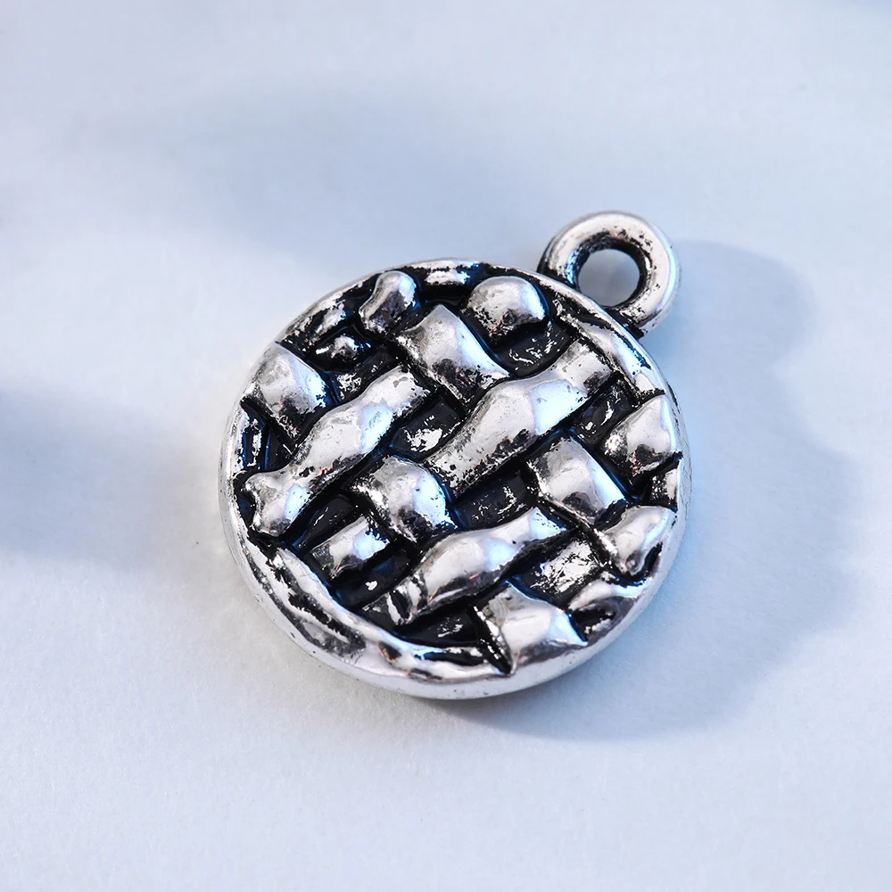 Skyrim 10 шт. серии вкусная еда яблочный пирог двухсторонние Подвески DIY модные