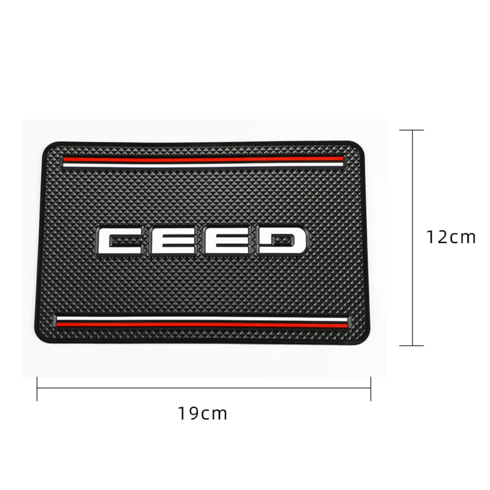 Нескользящий коврик для приборной панели липкий нескользящий держатель Kia Ceed Rio 3