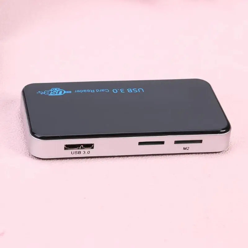 USB 3,0 кард-ридер карта памяти карта считывателя адаптер для TF M2 CF XD MS 6-в-1 комплексное проектирование удобно и практично