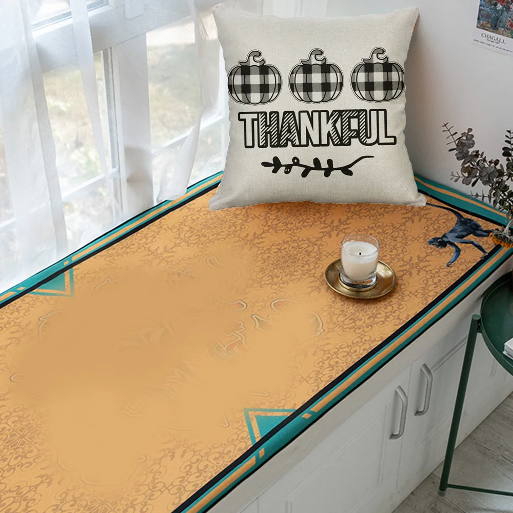 

Thanksgiving Pillowcase Autumn Car Halloween Pumpkin Pillow Cushion Cover Pillow Case Home Decoration