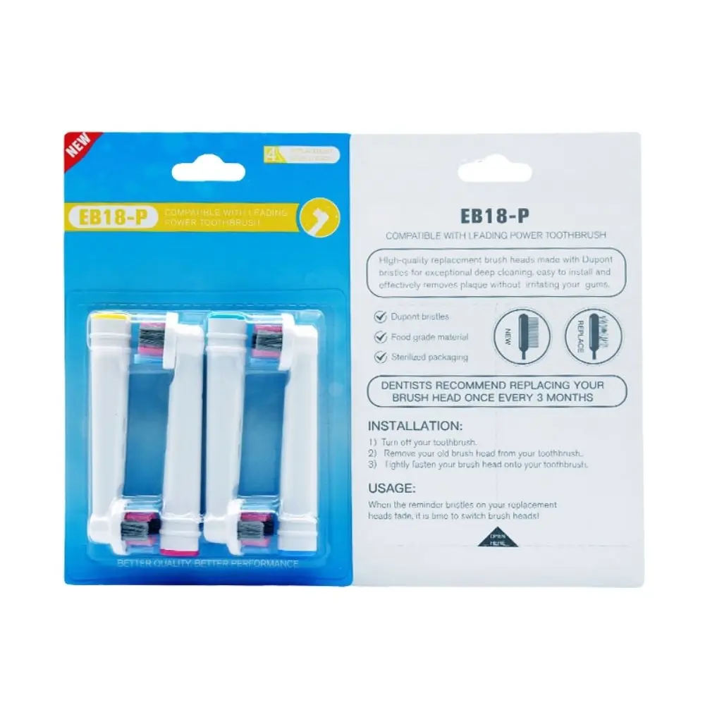 EB18 P EB 18A электрические зубные щётки Замена зубная щетка 3D Pro Яркий 400