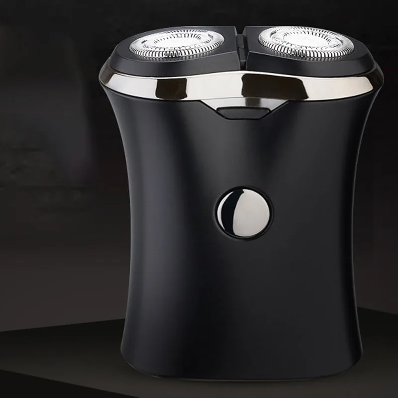 

Electric Shaver 2 Floating Head Portable Waterproof Razor Shaver USB Rechargeable Steel Mens for Men