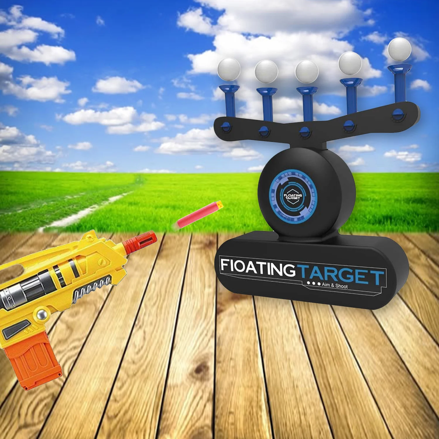 Плавающая мишень стрельба игра с 10 шт. плавающих шаров пенопластовая Дротика 2