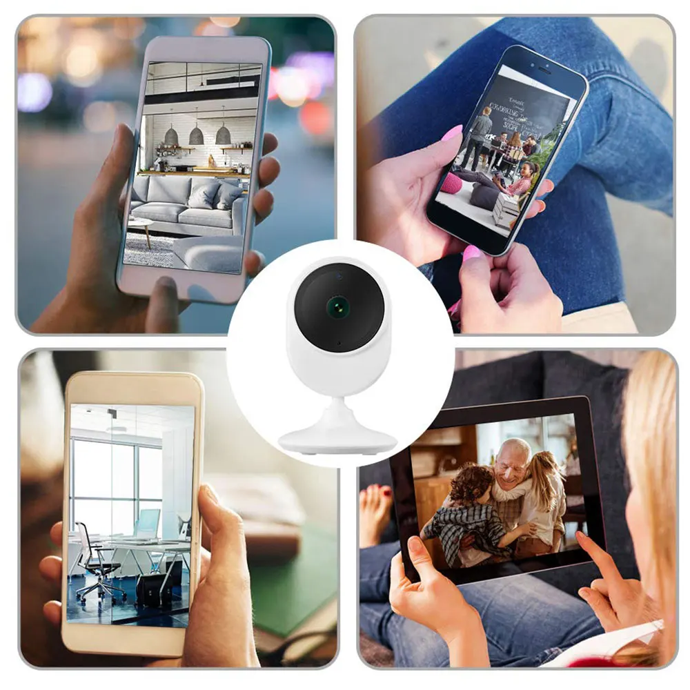 Беспроводная Wi-Fi камера 720P HD с обнаружением движения многофункциональная