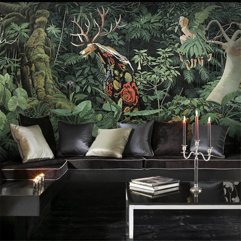 Фотообои для стен 3 d на заказ обои в стиле Юго Восточной Азии гостиной фоновые