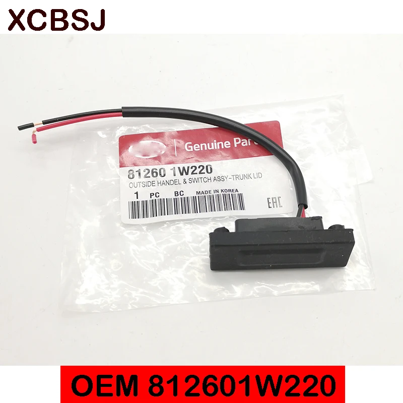 Кнопка открывания багажника на задней крышке кнопка для pride 2011 2015 812601W220 K2 MORNING