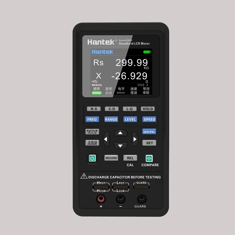 Hantek Digital ручной измеритель иммитанса hantek1832C /1833C портативный фотоизмерительный