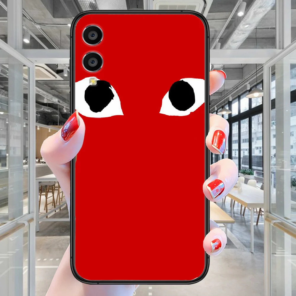 

Luxury Fashion Heart Brand Phone Case For Huawei Honor 6A 7A 7C 8 8A 8X 9 9X 10 10i 20 Lite Pro Play black Back Soft Cell Pretty